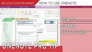 How To Turn Off Snap To Grid In OneNote