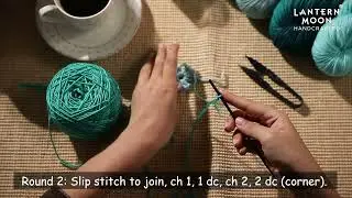 Beginners' Granny Hexagon Tutorial- Lantern Moon Crochet Hook