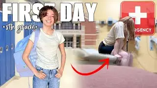 FIRST DAY of middle school (8th grade) turns into *EMERGENCY*
