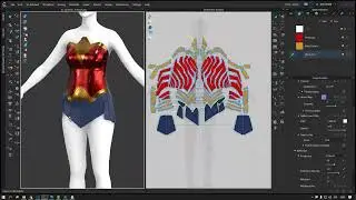 Creación de traje la Mujer Maravilla en CLO3D