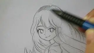 Drawing Flower Girl Easy | Sketch