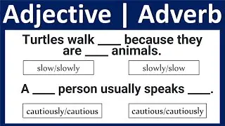 Adjectives and Adverbs Quiz | Grammar Quiz