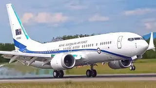 2 BRAND NEW 737-8 MAX (BBJ) for the Royal Australian Air Force (RAAF) TEST FLIGHT & RTO⚠️