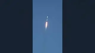 Close up SpaceX Rocket Launch/Landing