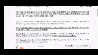 GGSIPU SPOT ROUND NEW UPDATE #ggsipu #admission #ipu #admissions2022 #ipucet