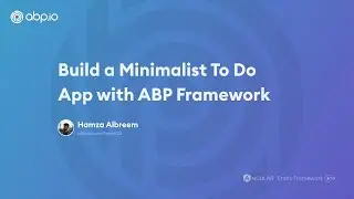 Build a Simple To Do App with ABP Framework [Single Layer + Angular + EF Core]