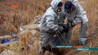 Хімічні відходи у річці: Київська область буквально перетворюється на один великий смітник