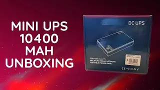 Mini UPS 10400 MAH Unboxing