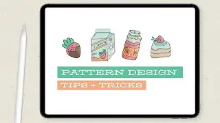 Skillshare Course Teaser: Tips for Creating Strong Repeat Patterns + Explaining Full and Half Drops