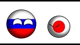 COUNTRYBALLS №3 Россия и Япония
