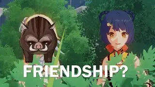 XIANGLING VS FOREST BOAR | Genshin Impact