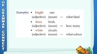 Adjectives | Position of Adjectives | Grammar for Class 4