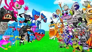 МАМА ДЛИННЫЕ НОГИ И ВСЕ ХАГИ ВАГИ ПРОТИВ ВСЕХ АНИМАТРОНИКОВ ФНАФ 9 В ГАРРИС МОД! FNAF 9 Garry`s Mod