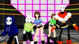 【MMD-Undertale】PonPonPon【Dancetale】