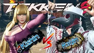 Tekken 8 ▰ (Kishin-Asuka) Vs (Raijin-King) ▰ High Level Matches