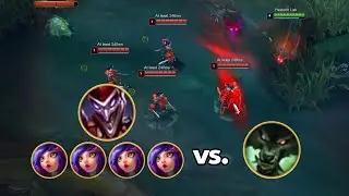 Shaco and 4 Neekos vs. 1 Enemy - The Ultimate Hide and Seek!