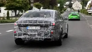 2024 BMW M5 Hybrid Prototype Spied Testing On The Public Road Around The Nürburgring | SPYSHOT