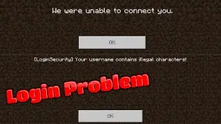 Login Problem in Minecraft server | login security |  Join MY SMP | Kanhaiya swagger
