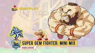 Super Gem Fighter: Mini Mix (1997) - "Noob" jogando com o Zangief | Gameplay