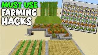 Farming Hacks You NEED TO KNOW In Minecraft Bedrock