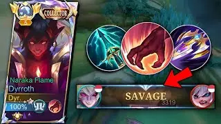 SAVAGE!! BEST 1 HIT BUILD FOR JUNGLE DYRROTH 2024!🔥(100% BROKEN BUILD)