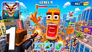 Deer Monster: Giant Shooting - Gameplay Walkthrough Part 1 - Heli Monster Shooter (Android, IOS)