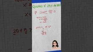 Duas formas de fazer porcentagem: Qual você achou mais fácil?