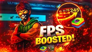 Bluestacks 5 Best Settings Low Pc | Bluestacks 5 Lag Fix 2026 | Free Fire FPS Boost Tool 245+ fps