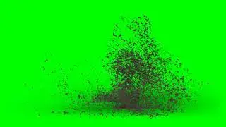 Disentegration VFX green screen