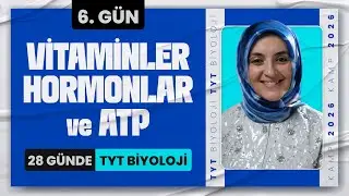 6) Vitaminler, Hormonlar, ATP | 2026 TYT Biyoloji Kampı 6. Gün