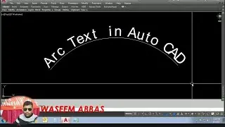 How to write Text at ARC IN By using Lips AutoCAD 2022.كيفية كتابة نص في ARC باستخدام