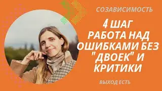 Созависимость. 4 шаг. Работа над ошибками без 