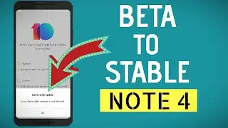 Beta To Stable Switching Issue | Redmi Note 4 | How To Switch Miui 10 Beta To Stable