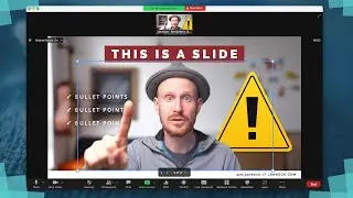 Slides as Virtual Background on Zoom (⚠️CAUTION!) 