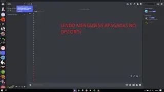 COMO LER MENSAGENS APAGADAS NO DISCORD // PC