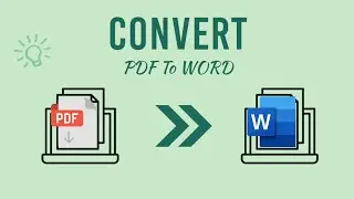 How To Convert PDF To Word Without Software | 2022