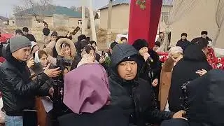 Улбосын Матмуратова.  Кегейли районында  той хызметинде.