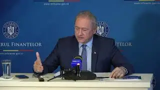 Conferință de presă susținută de președintele ANAF, Lucian Ovidiu Heiuș