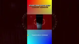 Curtain Animation Effect in DaVinci Resolve