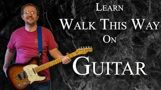 Learn to Play Walk this Way by Aerosmith and Run DMC (Easy Guitar)