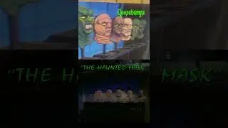 The Unloved Ones Haunted Mask #goosebumps #shorts #rlstine #halloween #paint #90s #art #nostalgia