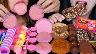 ASMR STRAWBERRY STICKY MOCHI, REESE'S CUPS, BIG YAKGWA, CHOCOLATE STRAWBERRY BALLS, TWIST BAR 먹방