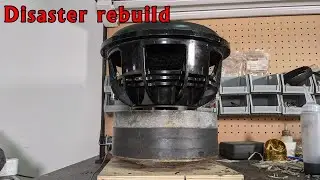 I rebuilt a disaster subwoofer someone else already built, a Shocker Sig