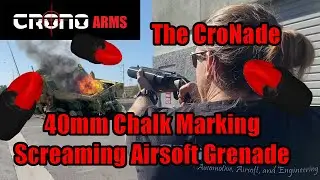 CronoArms’ Screaming 40mm Chalk Marking Airsoft Grenade Round: The CroNade