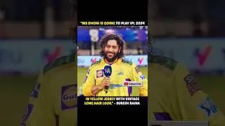 Msd coming ipl 2024 