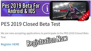 Get Pes 2019 Mobile Beta Version | Pes 2019 For Android & IOS
