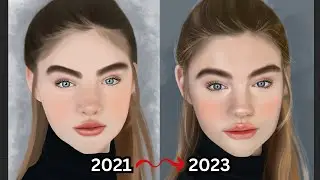 Digital painting using Infinite Painter free version