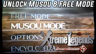 Dynasty Warriors 5 Xtreme Legends - Unlock Musou and Free Mode (w/Cheat Device)