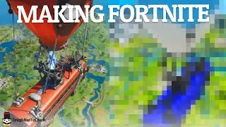 Fortnite - Battle Bus and jump in Unity