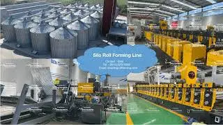 (Silo corrugated sheet production line)silo line|Grain silo sidewall equipment|